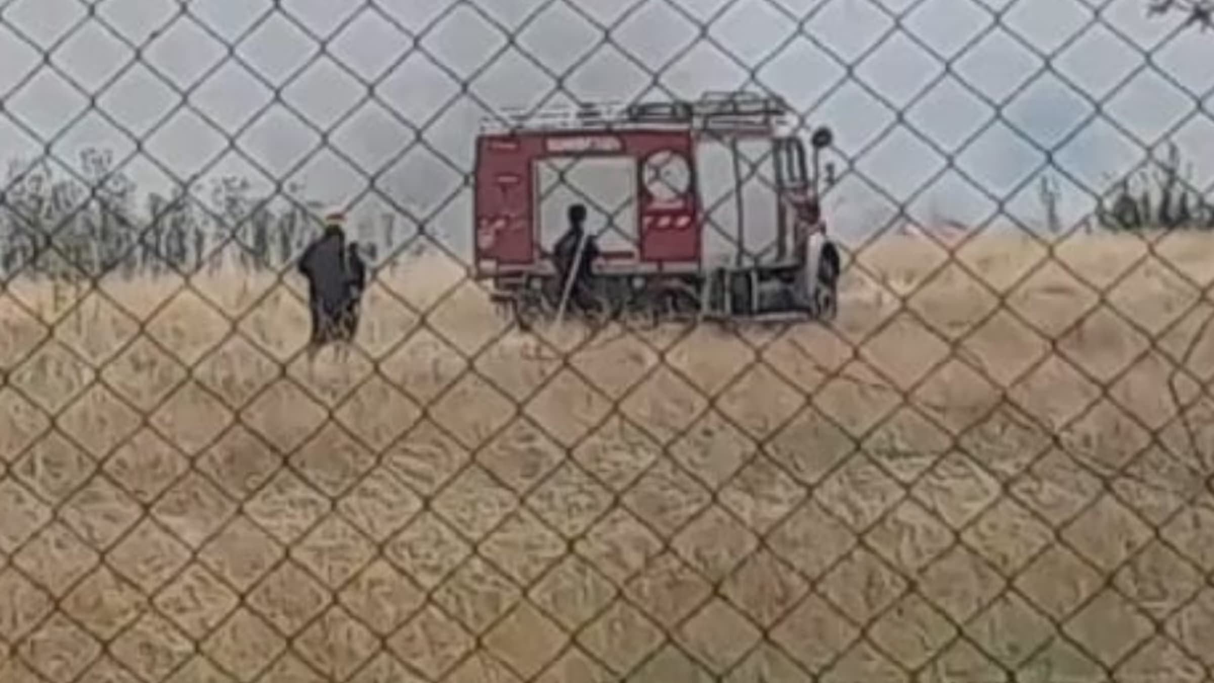 Incendio de pastizales en Canning: intenso trabajo de los Bomberos