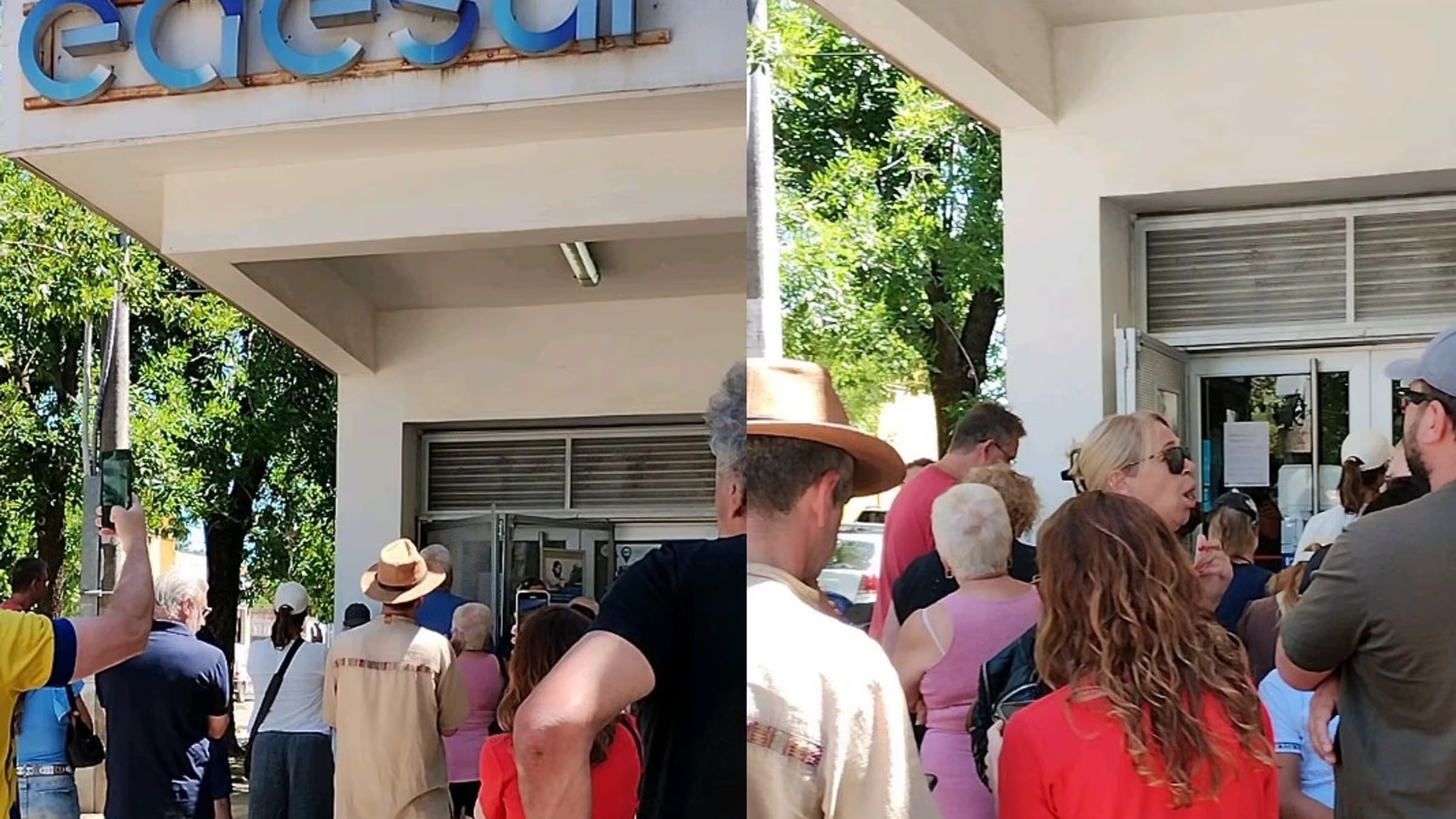 Protesta de vecinos de Canning contra Edesur: “Estamos cansados ya”